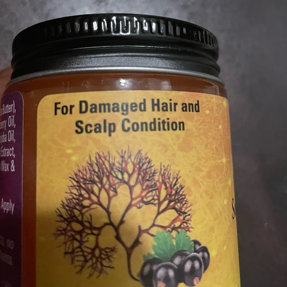sea moss with elderberry hair pomade - Picture 2 of 5
